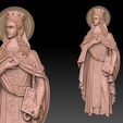 theodora.jpg Saint Theodora the Empress Bas-Relief STL