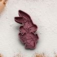 Bugs.jpg Bugs Bunny cookie cutter from baby Looney Toons