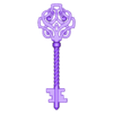 key2.stl Set of 4 fantasy ancient keys