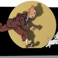 éclairage-T-arrière.jpg Tintin and Snowy run into the light of a spotlight