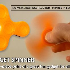 a089fb3de21dc9bd6a6864c8ffb84804_display_large.jpg Free STL file Fidget Spinner - One-Piece-Print / No Bearings Required!・3D printer model to download, Muzz64