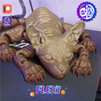Mesa-de-trabajo-851.png Кошка сфинкс - FLEXI - 3MF - PRINT-IN-PLACE STL
