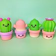1000001898.jpg Kawaii Cactus Keychain with Hidden Clicker
