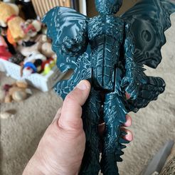 CLASSIC MONSTERS, MOTHMAN, VINTAGE STYLES ACTION FIGURE, 3.78".