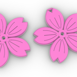 sakura-ear.png Sakura Flower Earrings