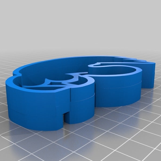 Hawkeye Cookie Cutter Layered Shallow - 3D model önizlemesi