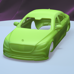 a001.png STL file MERCEDES BENZ MAYBACH 2019 (1/24) printable car body・3D print design to download