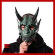cults-special-7.jpg Cyberpunk Oni Mask japanese cosplay futuristic