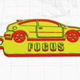 STL file Ford Focus MK4 key ring 🚙・3D print model to download・Cults