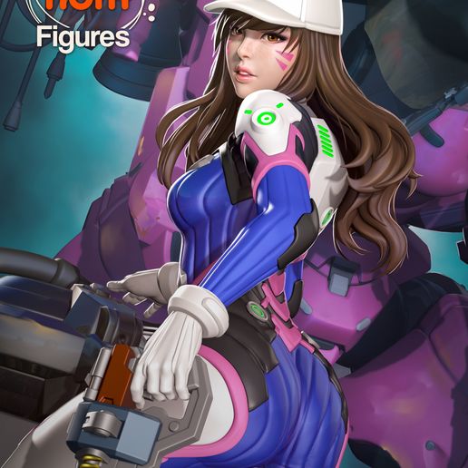 🗿 Dva - Overwatch・ 3D File for 3D printing・Cults
