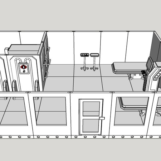 🚧 118 Construction Set - 07 - Med Bay - Morgue・ 3D File for 3D printing ...