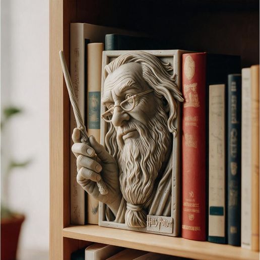 Dumbledore Bookend | Aparador de Livros Harry Potter