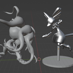 luca.png Archivo STL lucario vs zoroark de hisui・Diseño de impresión en 3D para descargar