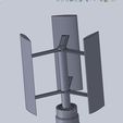 pic.jpg Fully 3D printed Wind turbine - Small scale vawt