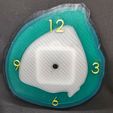 20231015_150513.jpg Geode slice clock/ornament 2 - multicolor