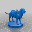 Mastiff_mount.png Misc. Creatures for Tabletop Gaming Collection