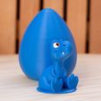 06.jpg STL-Datei ÜBERRASCHUNGSEI (T-REX-BABY)・Design für 3D-Drucker zum herunterladen