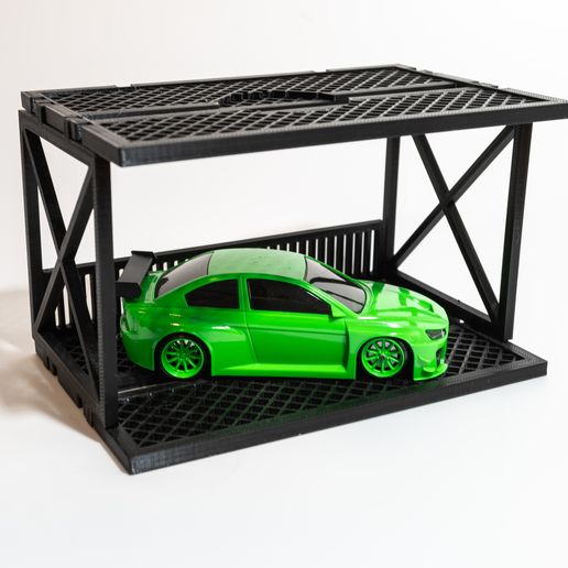 DSC08352-4.jpg Download STL file Car Port Garage Scale 143 Dr!ft Racer Storm Child Diorama • 3D printable model, drift_pica