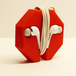 P1000608.JPG Free STL file Headphone holder・3D printing design to download