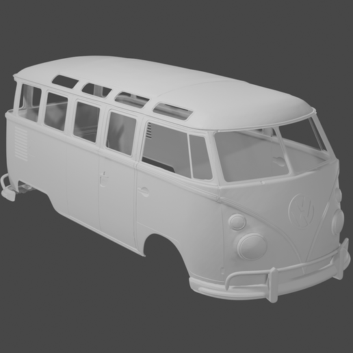 1963 VW Type 2 RC Body Shell (1:10 Scale)