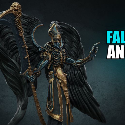 Archivo 3D Undead Monastery - Fallen Angel 👼 ・Idea de impresión 3D para ...