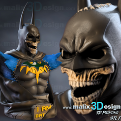 1.png Archivo 3D Busto de Batman listo para imprimir en 3D・Plan para descargar y imprimir en 3D