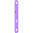 Cale_paumelle_1.5mm.stl Shims for door hinges 0.5 to 3mm