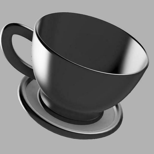 Coffee cupFree STL File for 3D printingCults