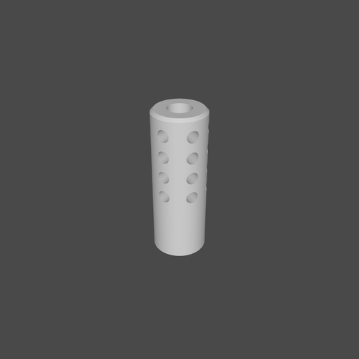 Slim Flash Hider 3D model