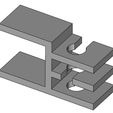support_cable.jpeg Cable support for table or shelf (Freecad format)