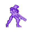 Sci_fi_gunner.stl artillero de ciencia ficción