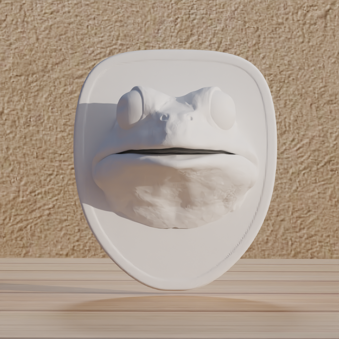 0001.png file File: Frog Trophy Animals in digital format・3D printable model to download, Mak3_Me_Studio
