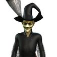 vid_00003.jpg DOWNLOAD HALLOWEEN WITCH 3D Model - Obj - FbX - 3d PRINTING - 3D PROJECT - GAME READY