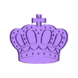Corona M Cruz.stl Crown Crown Crown Cookie Cutter M3