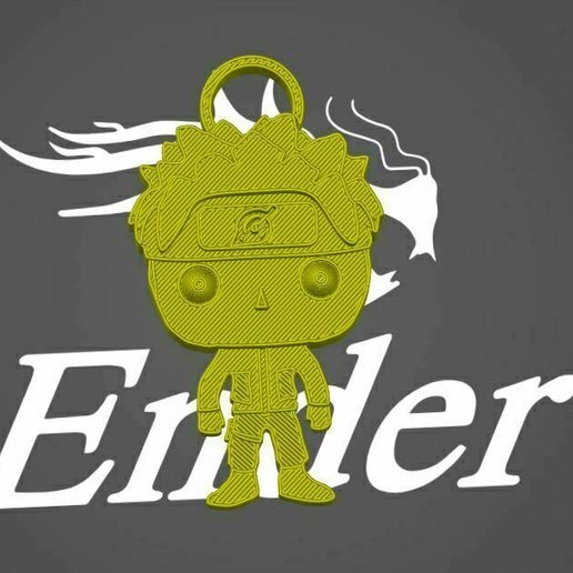 key ring naruto - 3D model önizlemesi