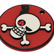 41A.png keyring/ key ring Itachi jolly roger pirate (naruto)