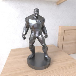 34.png Fichier STL Colossus Lowpoly・Idée pour impression 3D à télécharger