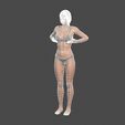 14.jpg Beautiful Woman -Rigged and animated character for Unreal Engine Low-poly 3D model