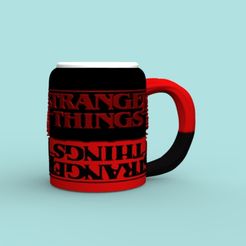 untitled.35.jpg STL file Mug stranger things・3D printing template to download, aleivanr