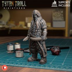 Bandits-C001.jpg Download STL file Bandit 003 - [Pre-Supported] • Object to 3D print, TytanTroll_Miniatures