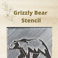 ly Bear Stencil N = hn a) — U ya wu | ”n a Ww E = [a4 a fa) ~” wi Fo | ol <x ir} [4 U = wi Oo Grizzly Bear stencil