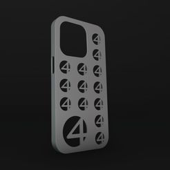 2023-02-16_18-40.jpg STL file Fantastic Four Iphone 14 Case・3D printer design to download