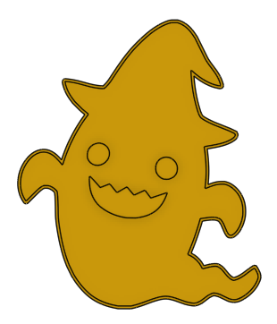 fantasma.png Cortador de biscoitos fantasma