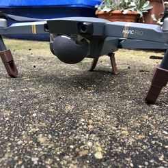 Photo 12-01-2018 12 58 45.jpg Free STL file DJI Mavic Pro Foot L R and Rear Foot・3D print object to download