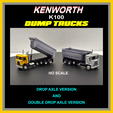 DUMP-PIC.png HO SCALE KENWORTH C.O.E. DUMP TRUCKS