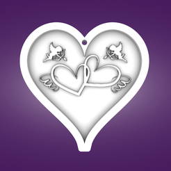 изображение_2022-05-15_164838169.png Key pendant, heart, Cupid