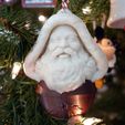 DSC04175.jpg Christmas Classic Santa Sleigh Bell 3D Print-In-Place STL Model Tree Ornament Mantle Display