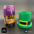 Pic-38.png KNITTED LEPRECHAUN'S HAT CAN COOLER / PLANTER ST PATRICK'S DAY