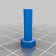 M4_15mm.png Customizable Bolt Blank for Cutting in CAD