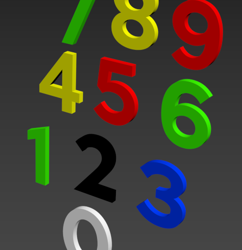 numeros.PNG 3D font "Keep Calm" | Police 3D